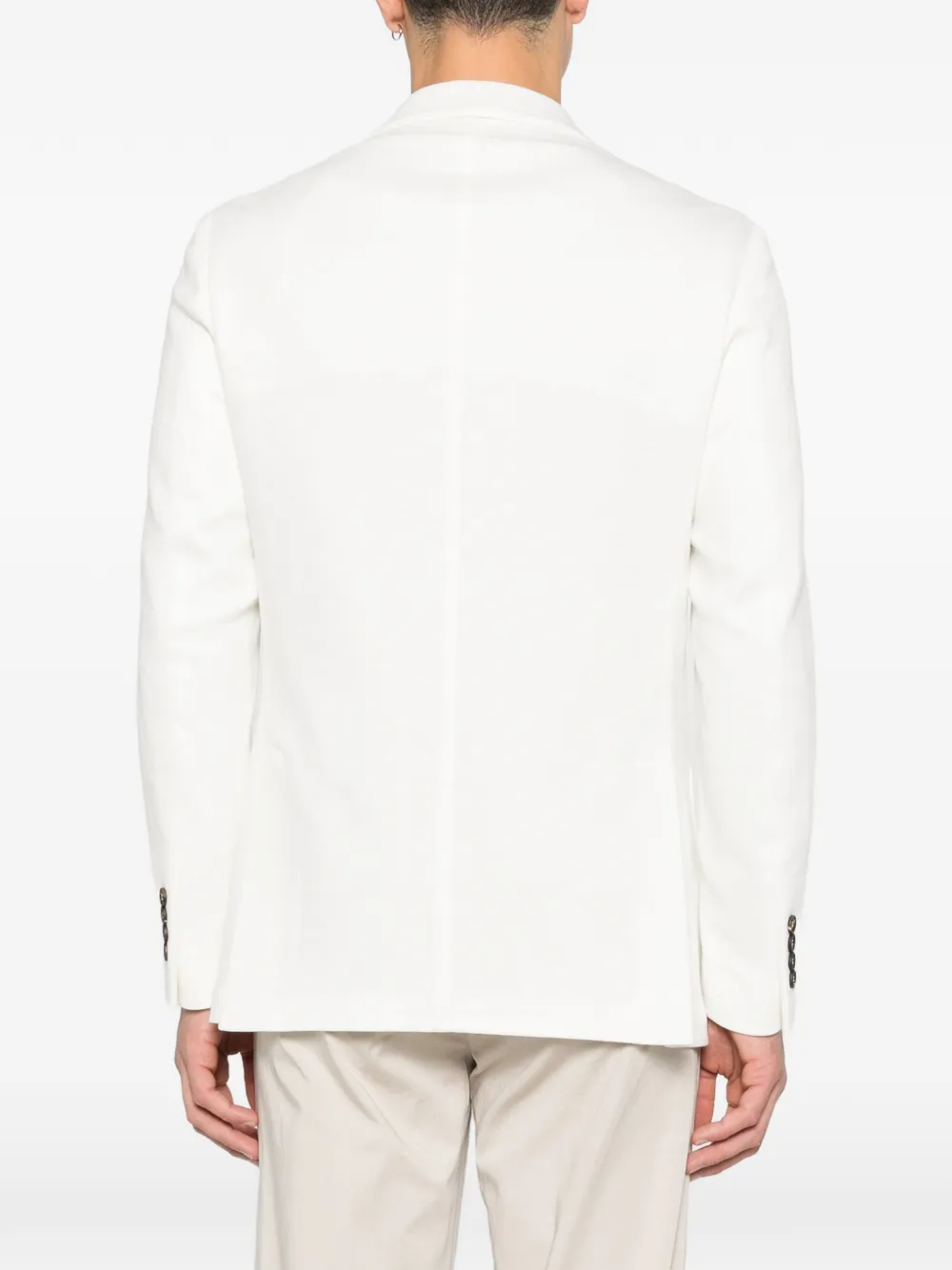 Eleventy Blazer met dubbele rij knopen Wit