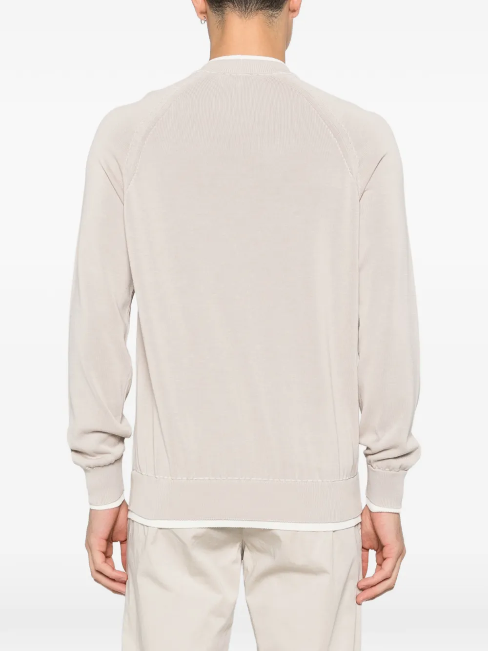 Eleventy T-shirt met gelaagd-effect Beige