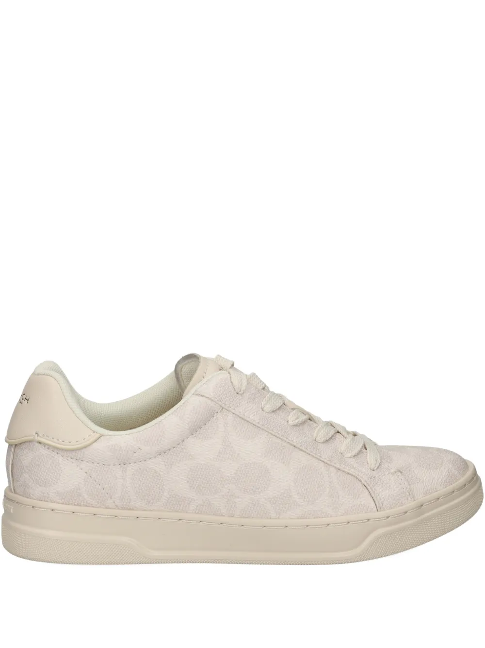 Coach High Line sneakers met patroon Beige