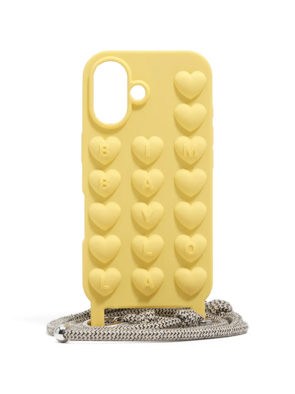 Bimba y Lola Cover per iPhone 16 goffrata - Giallo