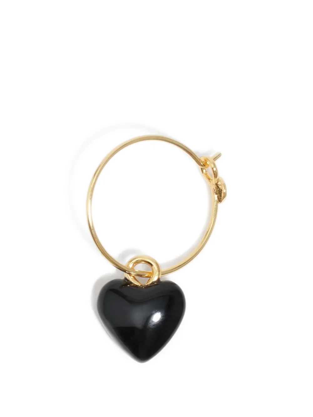 Black Heart Earrings