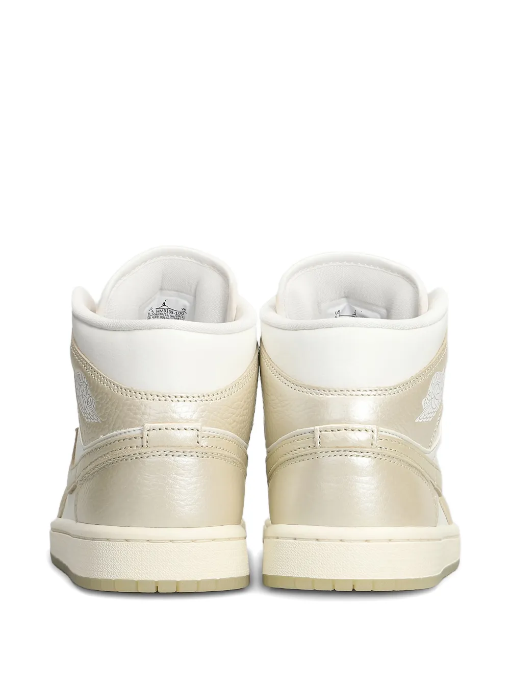 Nike Air Jordan 1 Mid SE sneakers met geperforeerde neus Wit