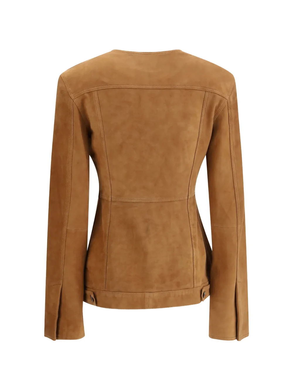  Haikure Pocket Suede Jacket - Brown 