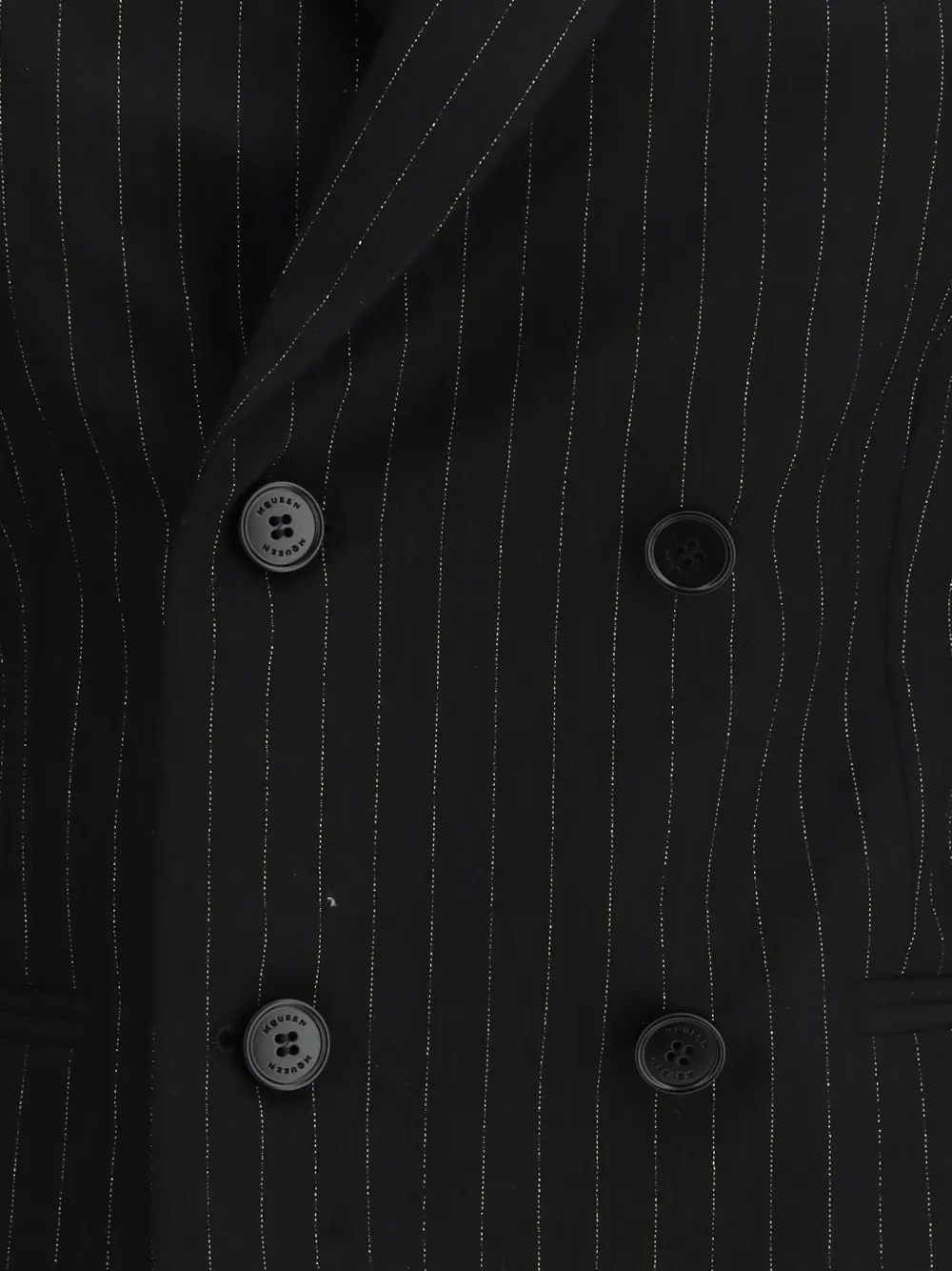 Alexander McQueen Blazer met krijtstreep Zwart