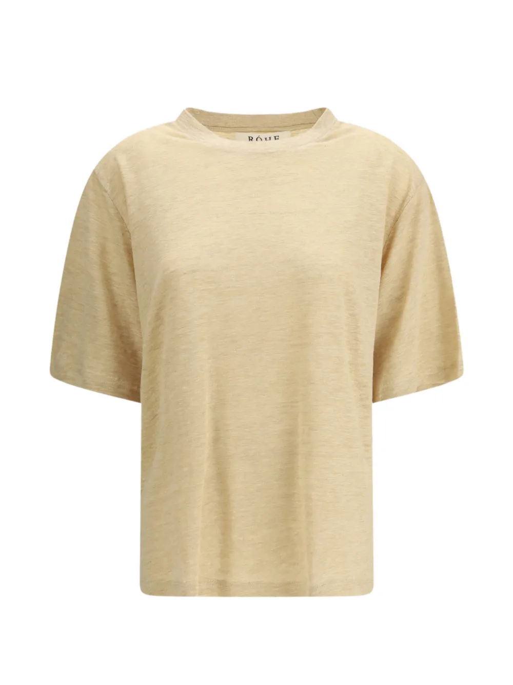 Róhe relaxed linen T-shirt - Toni neutri