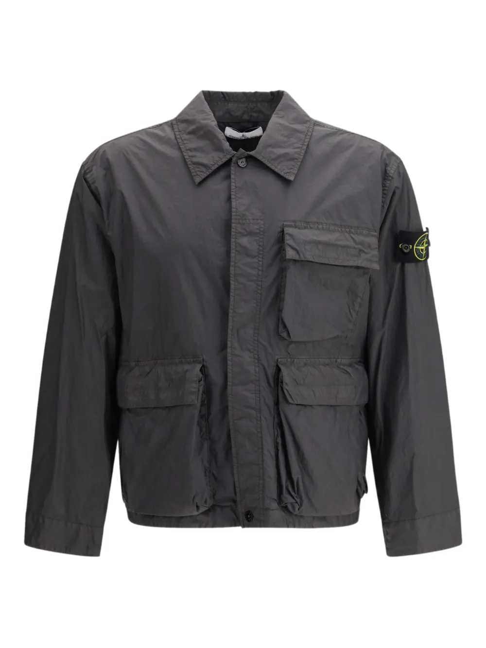 Stone Island pocket badge overshirt - Grigio