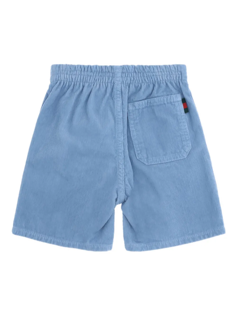 Gucci Kids corduroy pocket shorts - Blauw