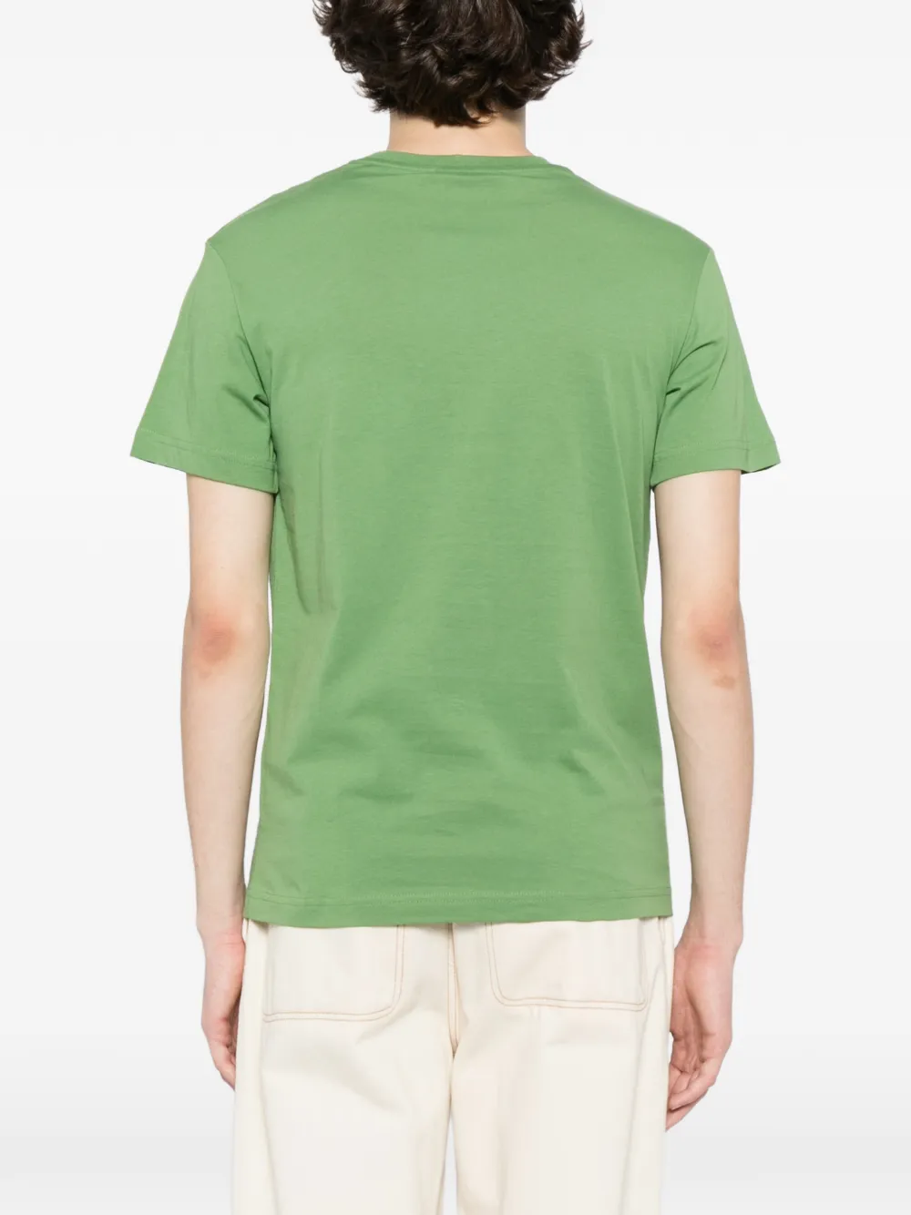 Roberto Cavalli Katoenen T-shirt met grafische print Groen