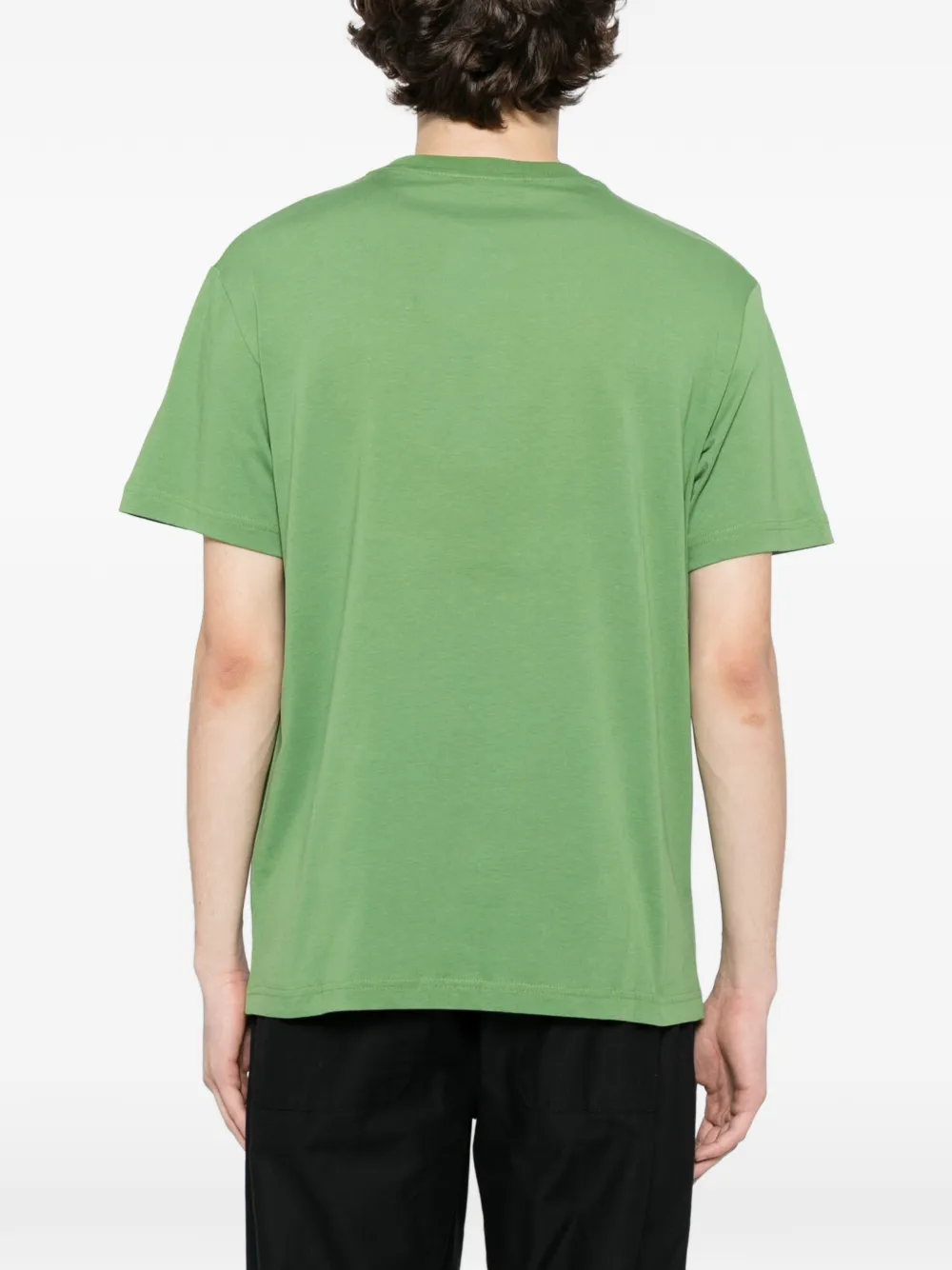 Roberto Cavalli Katoenen T-shirt met grafische print Groen