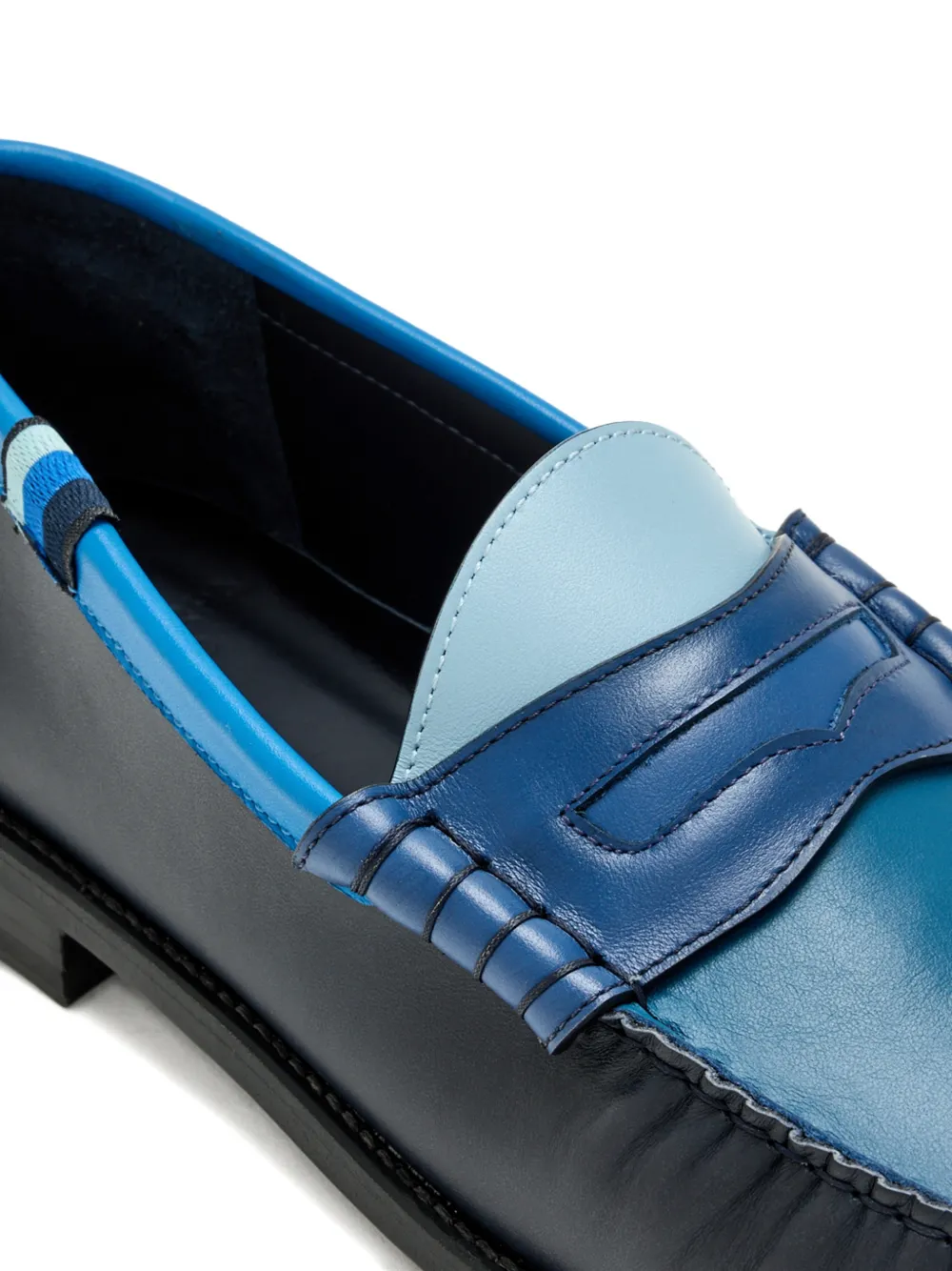 Blu Scarpa Penny loafers Blauw