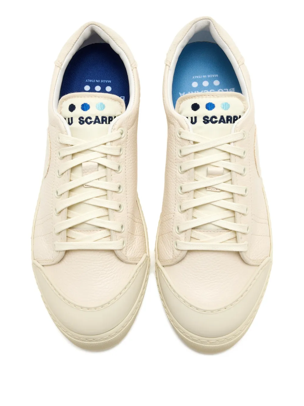 Blu Scarpa Sneakers met ronde patch Beige