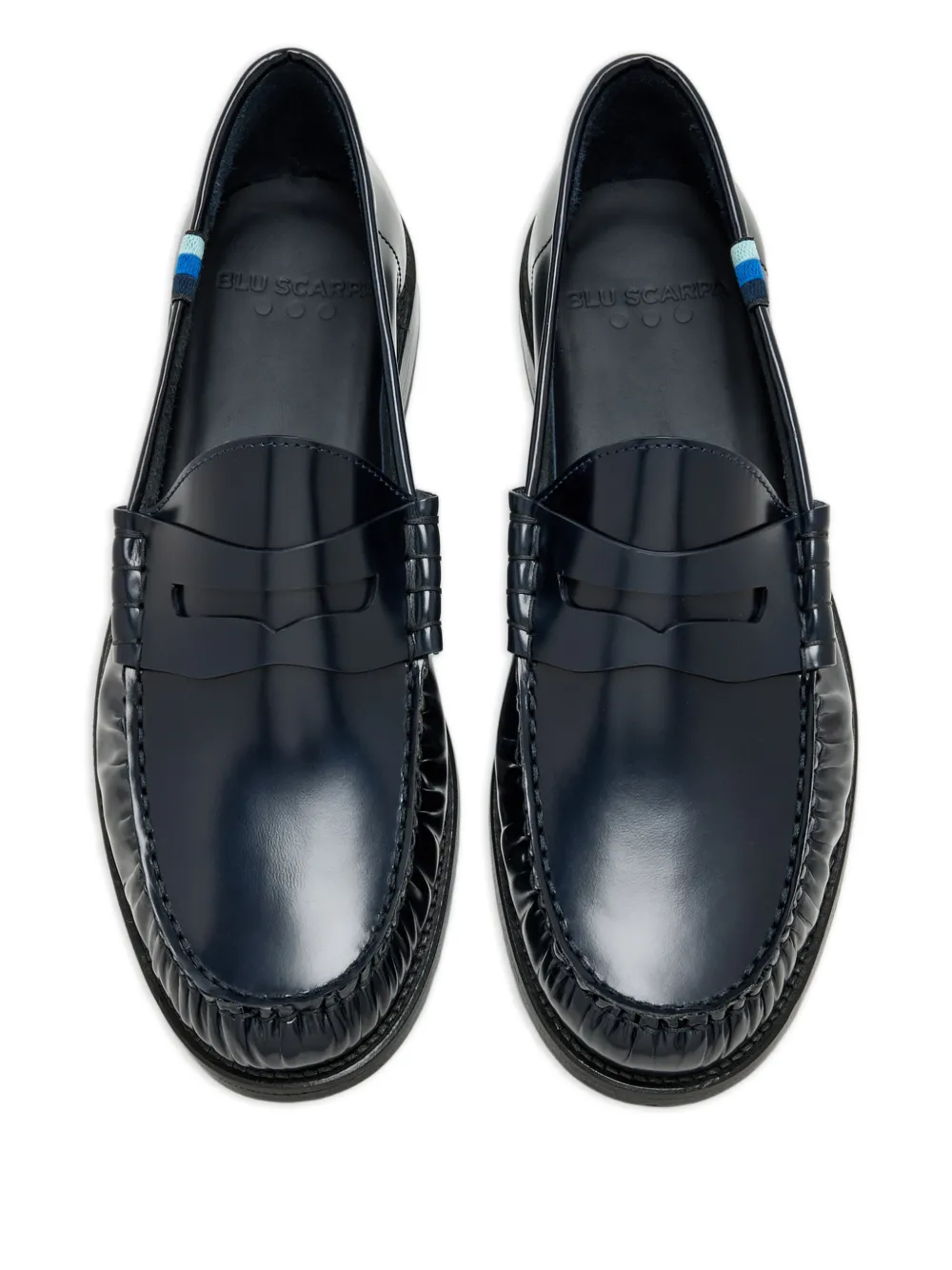 Blu Scarpa Penny loafers Blauw