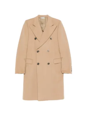 Acne Studios ウールブレンド シングルコート | ブラウン | FARFETCH JP