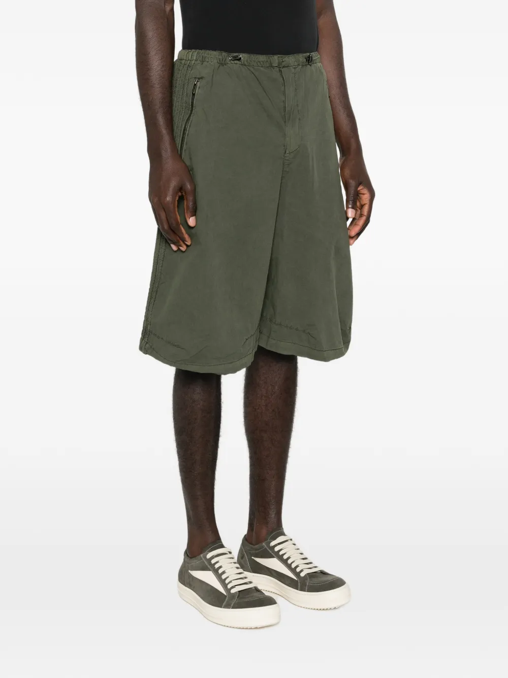  Diesel P-stitch Zip Shorts - Green 
