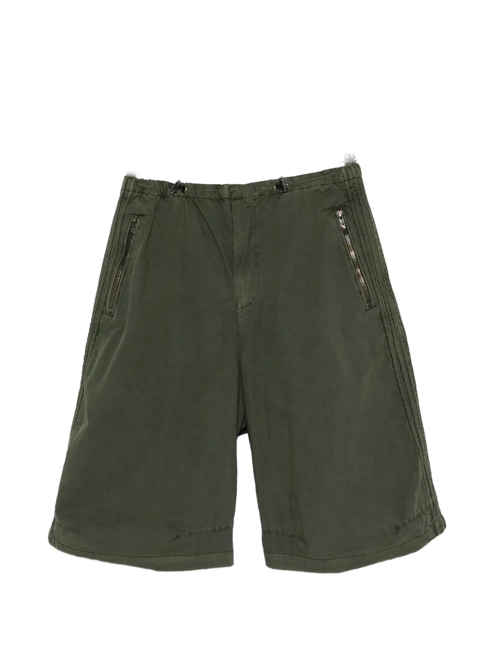 Diesel P-Stitch zip shorts - Verde