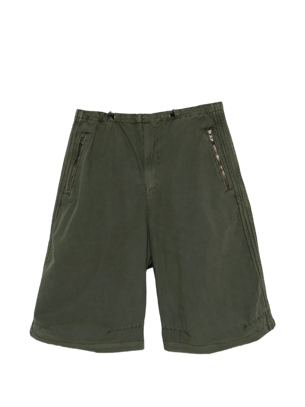 Diesel P-Stitch zip shorts - Green