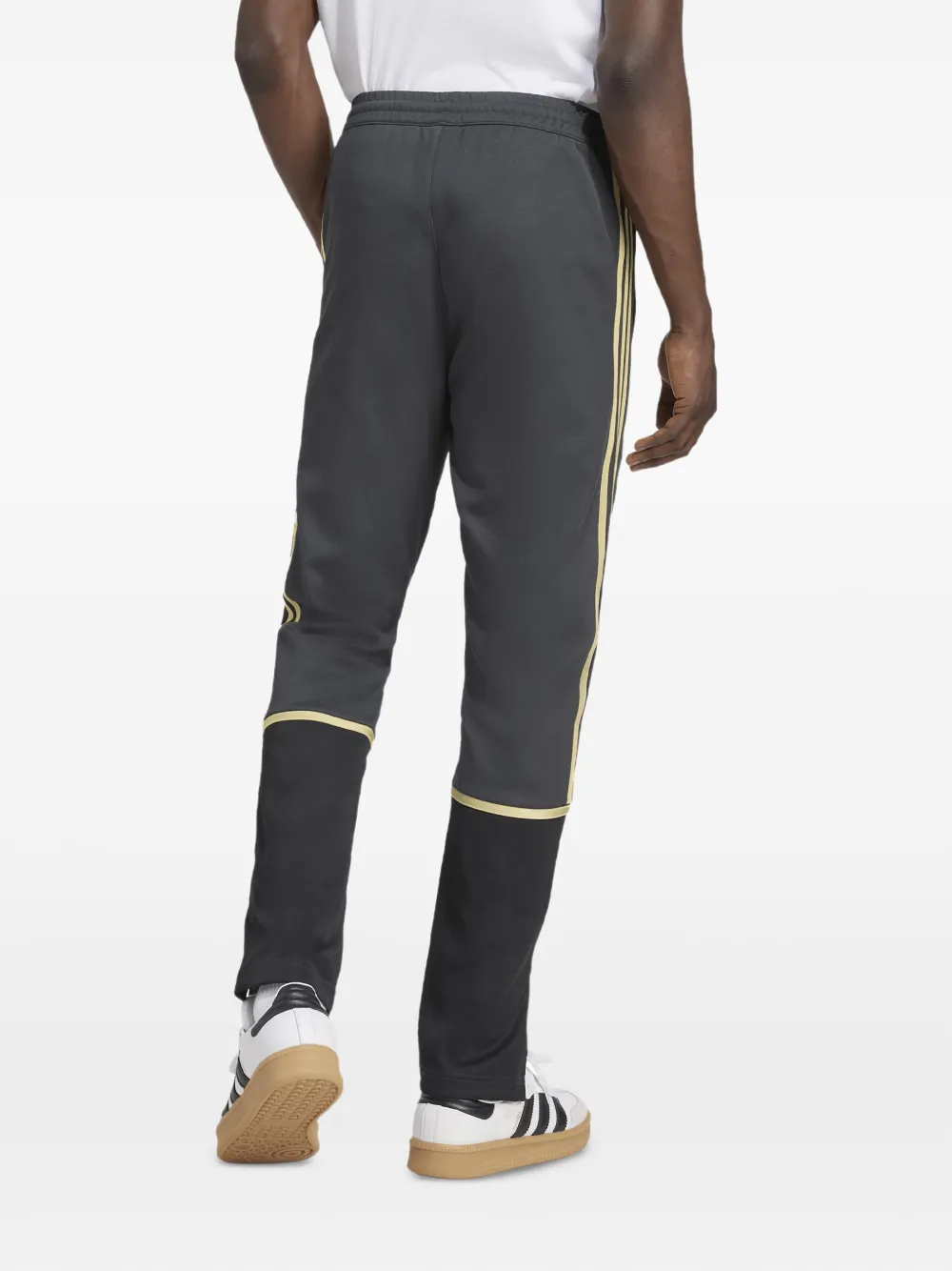  Adidas Liverpool Fc Logo Track Pants - Grey 