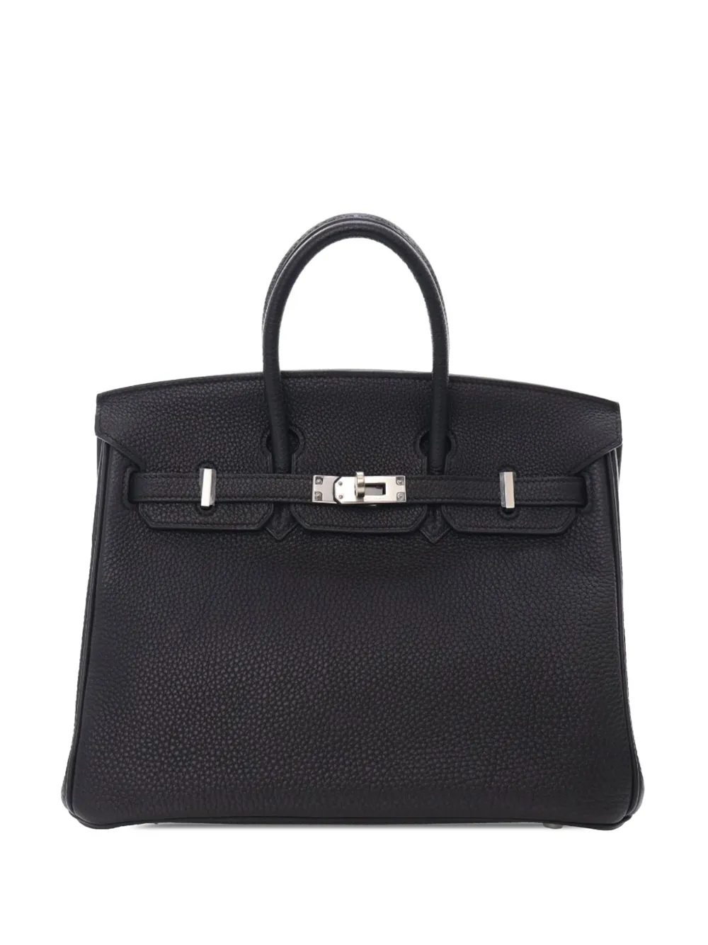 Hermès Pre-Owned 2016 Togo Birkin Retourne 25 handbag - Black