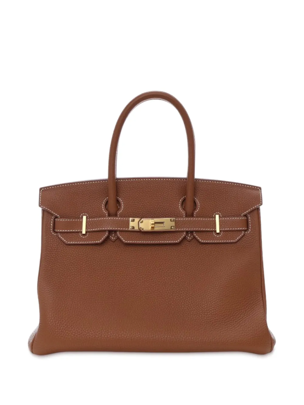 Hermès Pre-Owned 2015 Togo Birkin Retourne 30 handbag - Braun