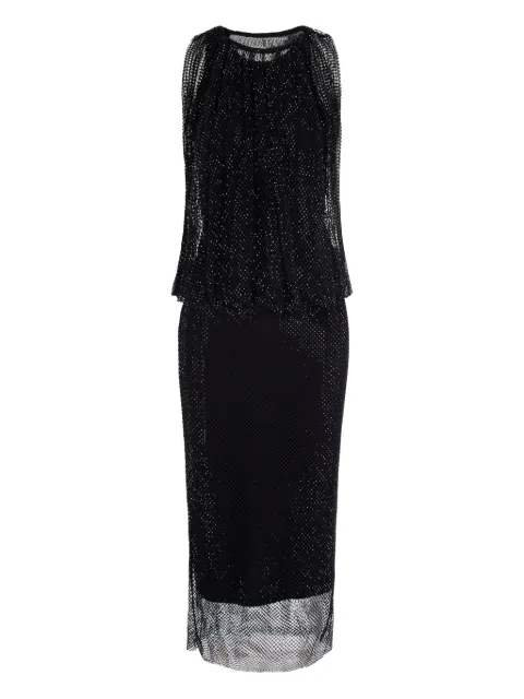 Sportmax mesh midi dress
