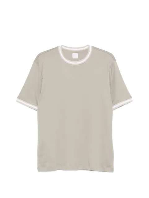 Eleventy striped-trim T-shirt