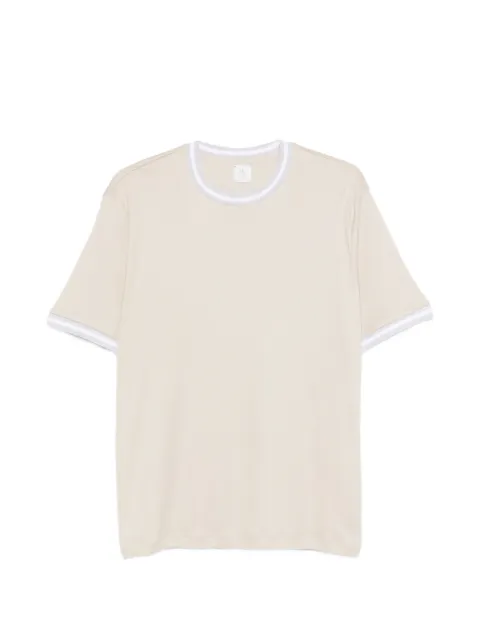 Eleventy ribbed-trim T-shirt