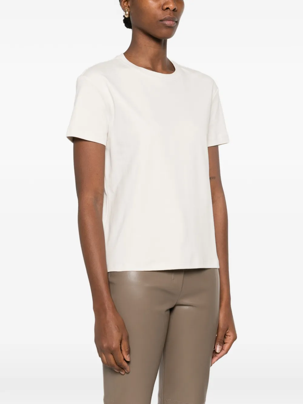  's Max Mara Crew-neck T-shirt - Neutrals 