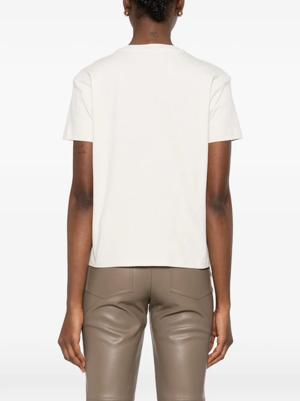 'S Max Mara T-shirt met ronde hals Beige