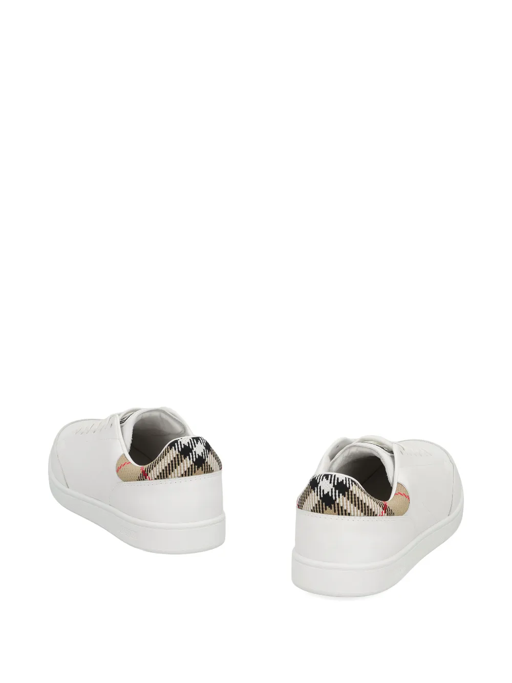 Burberry Set Check sneakers Wit