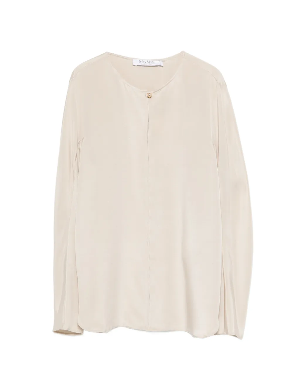 Max Mara long-sleeve blouse - Toni neutri