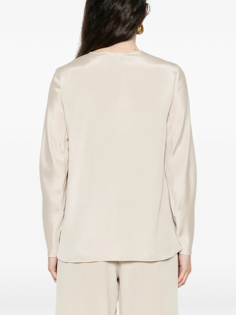 Max Mara Shirt met lange mouwen Beige