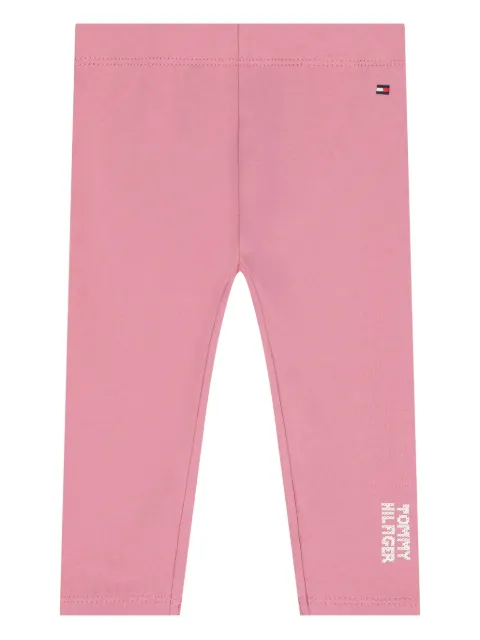Tommy Hilfiger Junior logo-embroidered leggings
