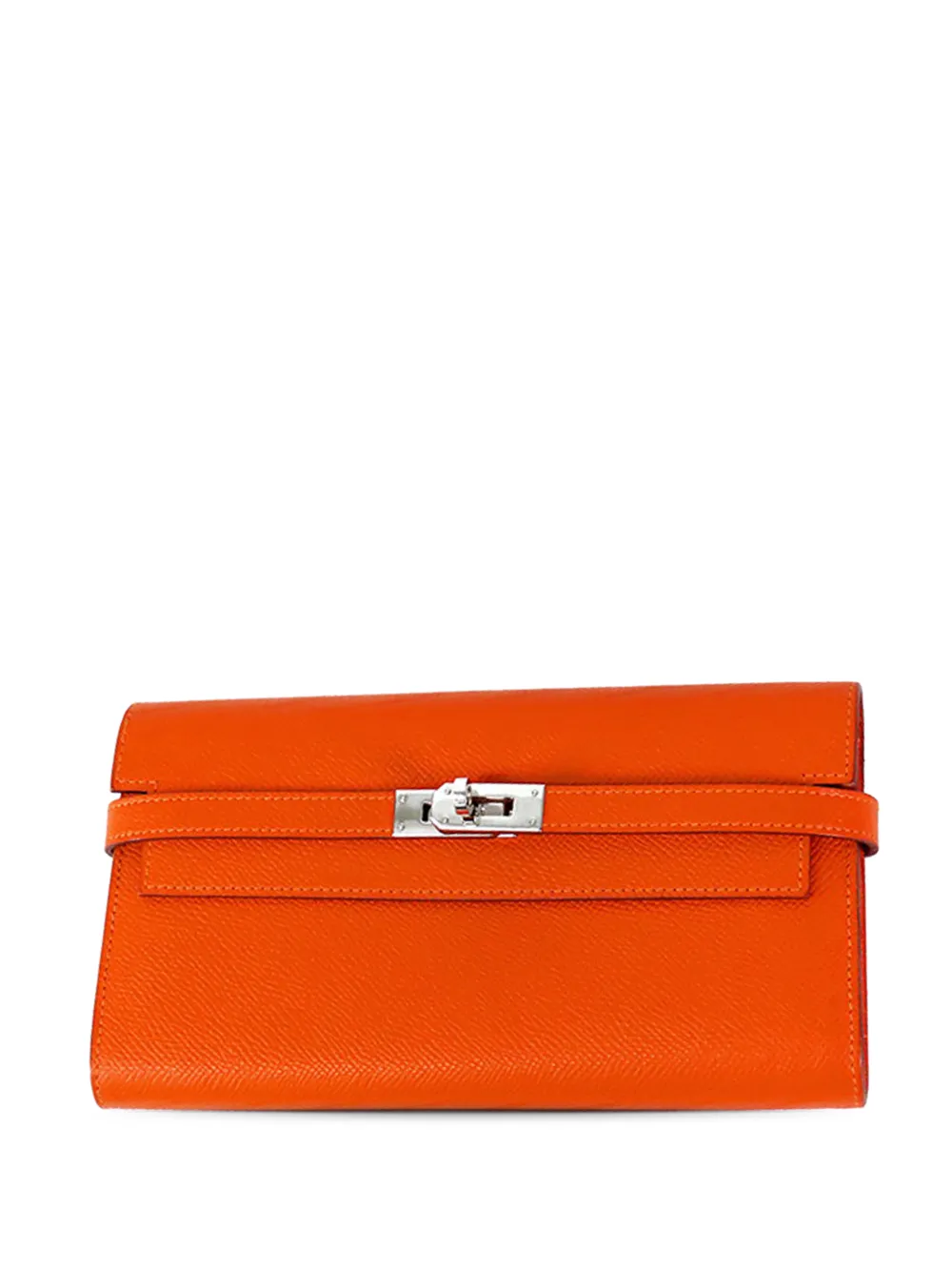 Hermès Pre-Owned 2016 Epsom Kelly Longue Wallet long wallets | Orange | Image 1