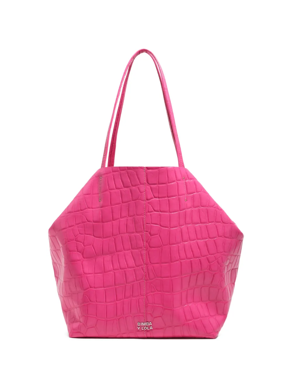 Bimba y Lola Borsa tote goffrata - Rosa