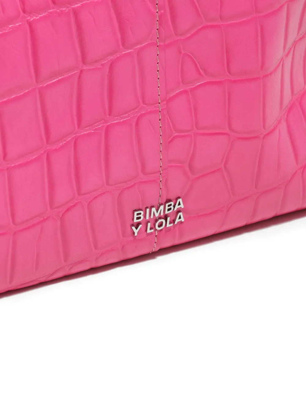 Large Leather-Embossed Tote Bag