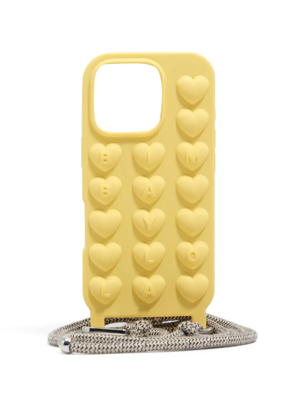 Bimba y Lola Cover per iPhone 16 Pro goffrata - Giallo