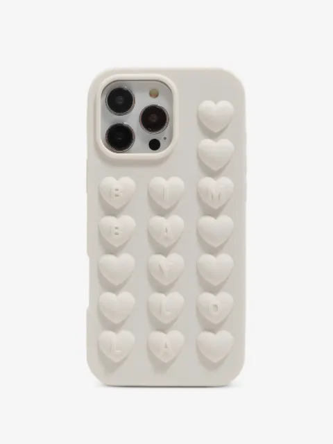 Bimba y Lola iPhone 16 Pro hoesje met hart-reliëf