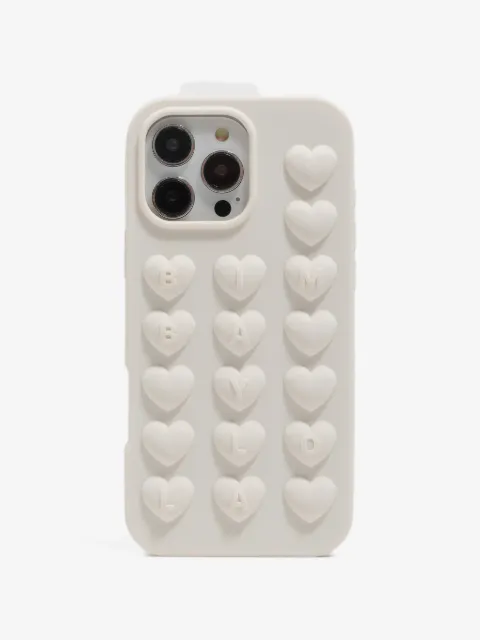 Bimba y Lola iPhone 16 Pro Max telefoonhoesje met hart-reliëf