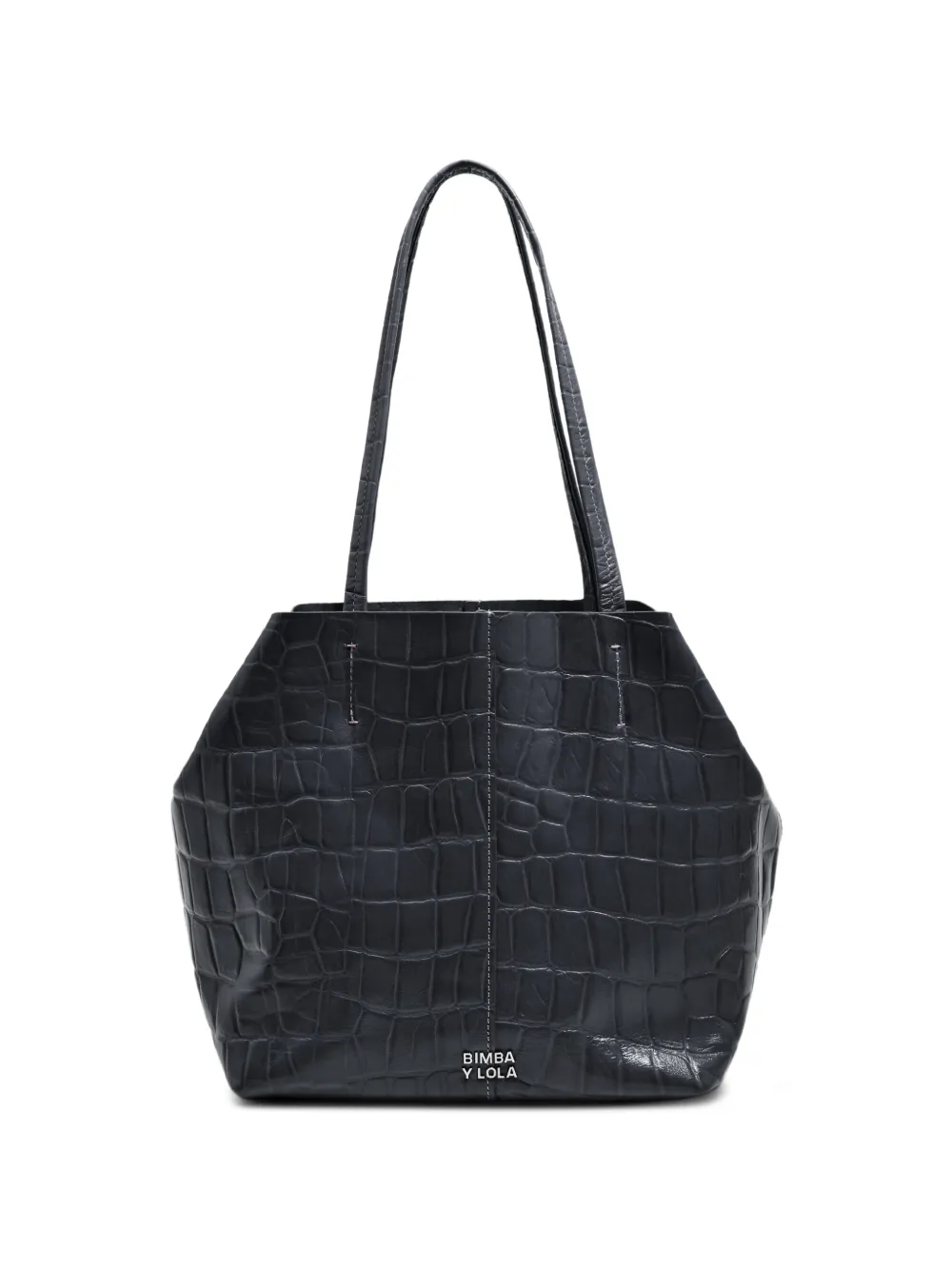 Bimba y Lola Borsa tote goffrata - Blu