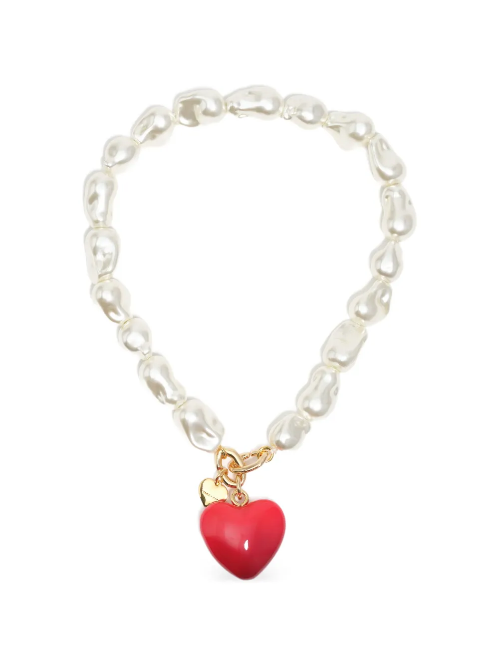 BIMBA Y LOLA Perlenkette mit Herzen - Gold