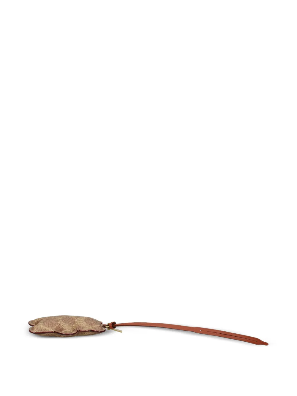  Coach Bear Patterned Keyring - Neutrals 
