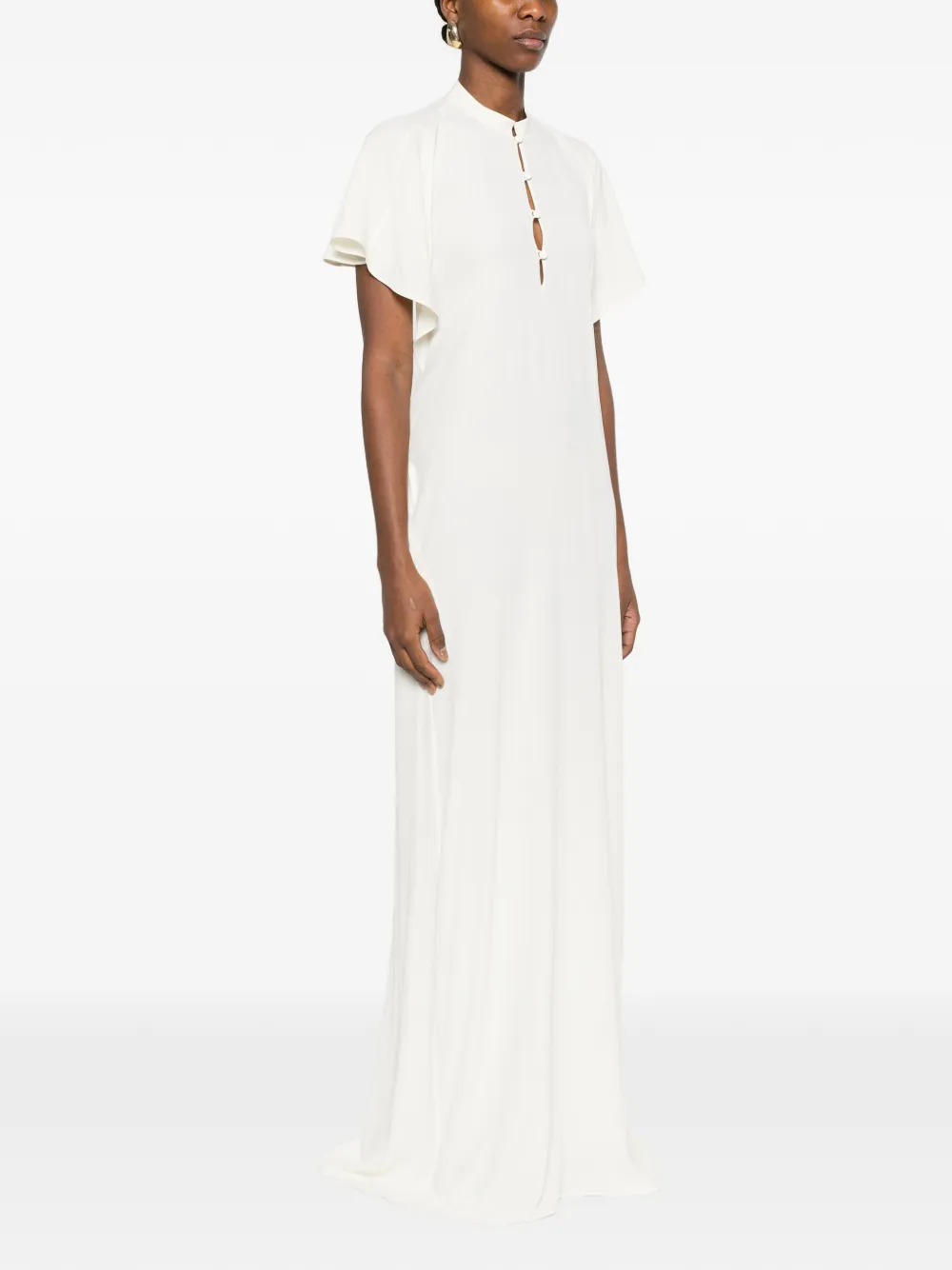  Nº21 Buttoned Dress - Neutrals 