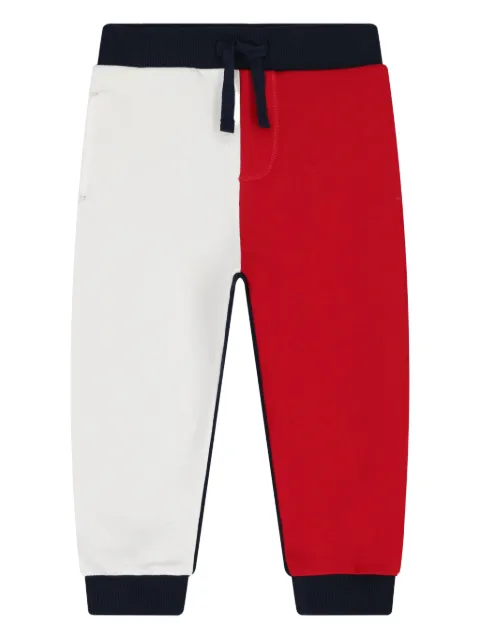 Tommy Hilfiger Junior colour-block drawstring-fastening track pants