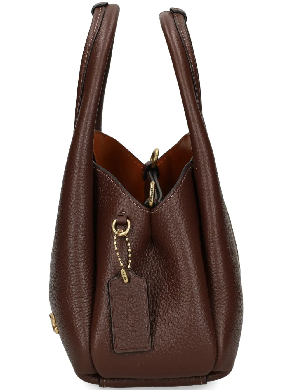 Coach 19 Lana Leather Tote Bag | Brown | FARFETCH RO