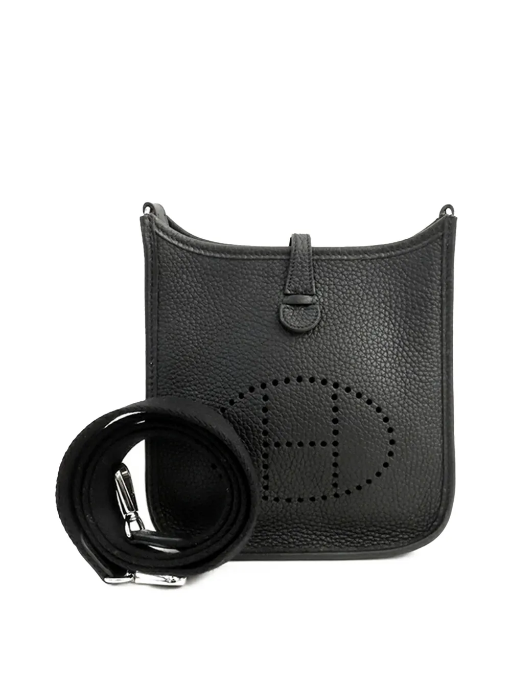 Hermès Pre-Owned 2022 Clemence Evelyne TPM 16 crossbody bag - Nero