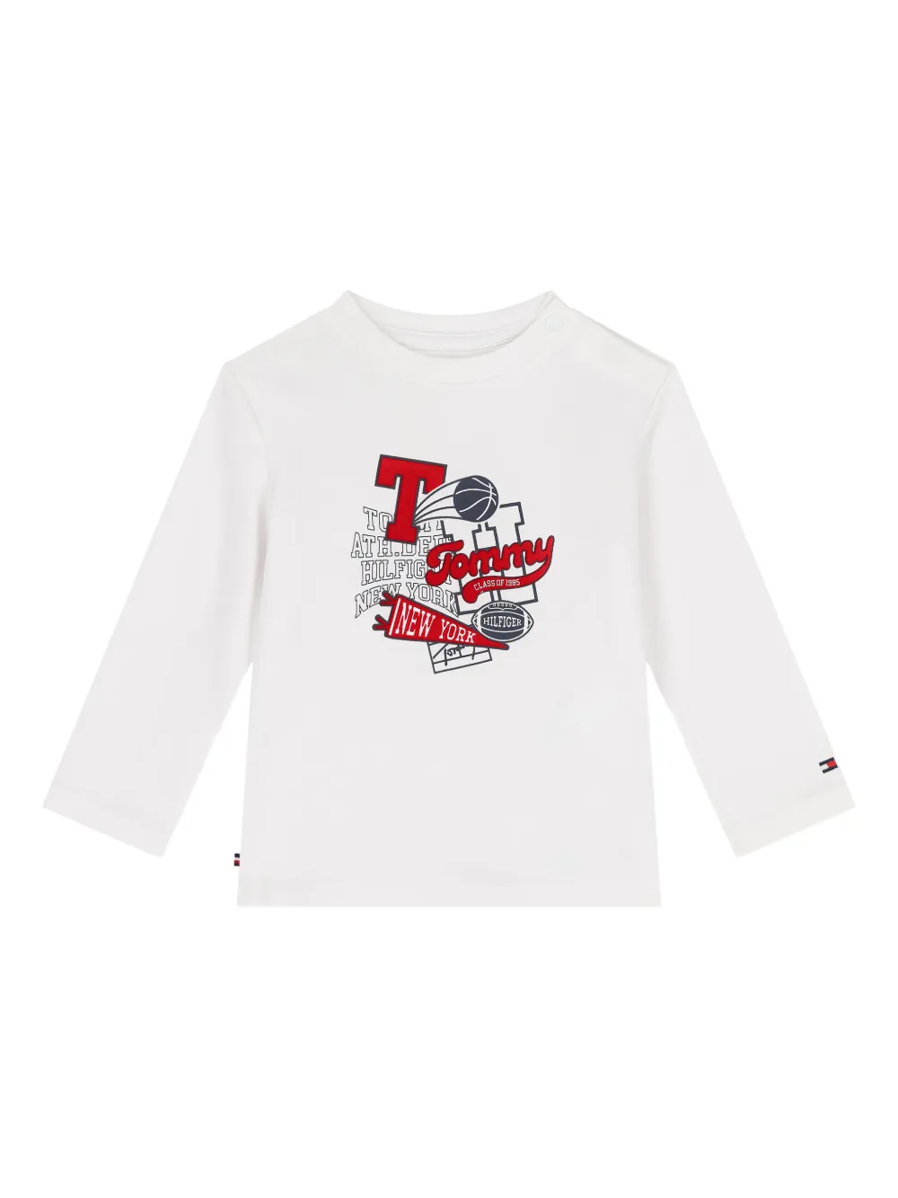 Tommy Hilfiger Junior long-sleeve T-shirt - Bianco