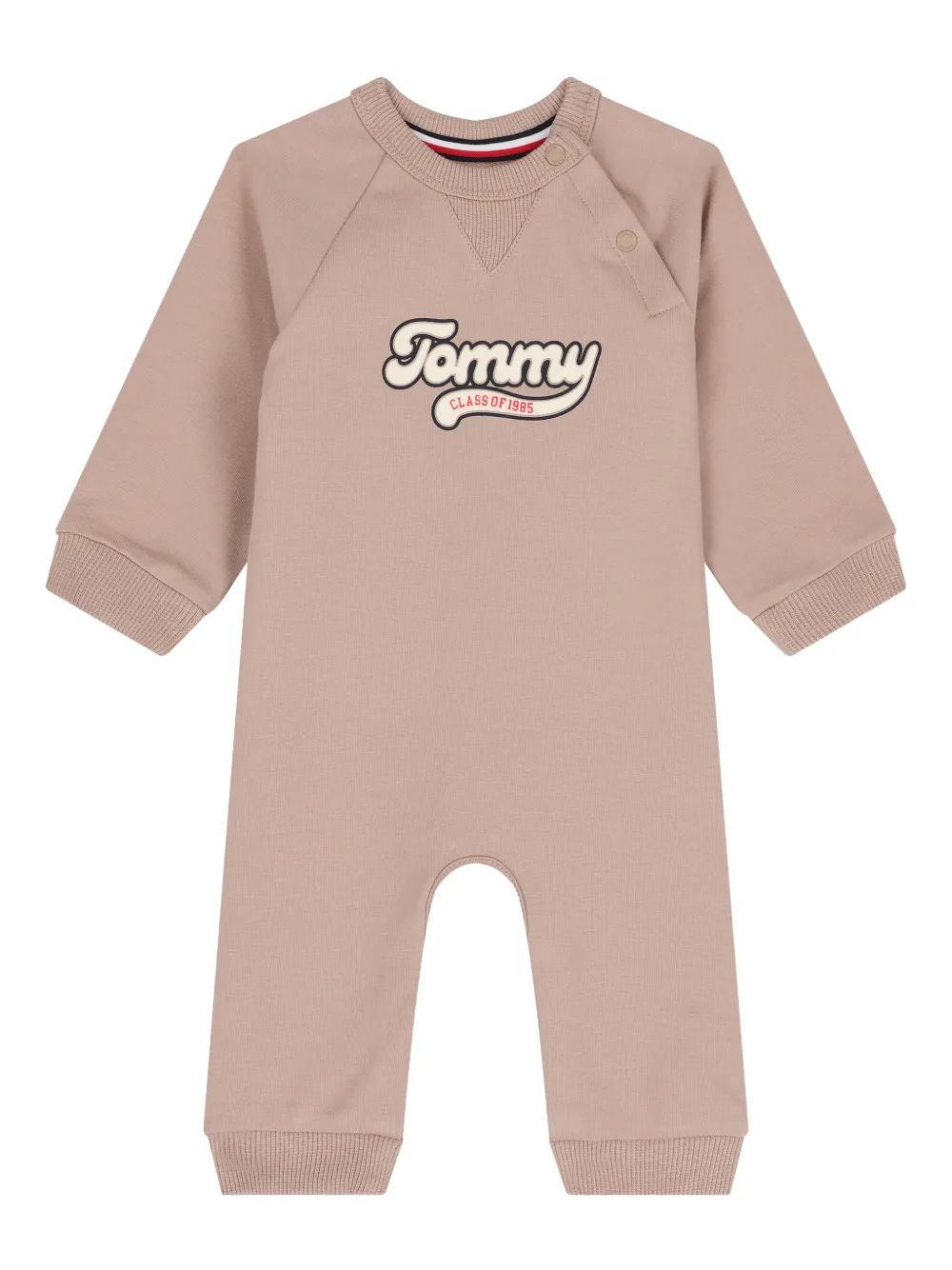 Tommy Hilfiger Junior logo baby beige romper - Toni neutri
