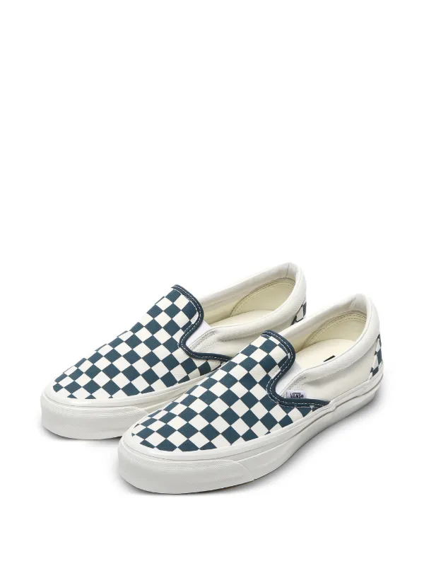 @MARK®︎ Vans Checkerboard slip-on Sneakers | White | FARFETCH