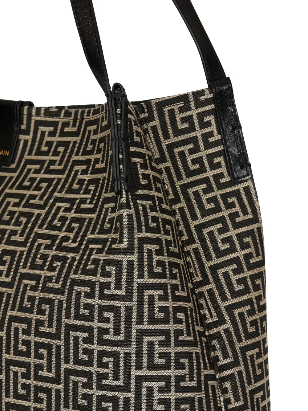 Balmain Medium Release shopper met monogram jacquard Zwart