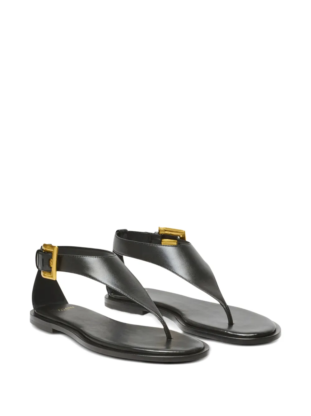 Balmain Anthem sandalen met neus Zwart
